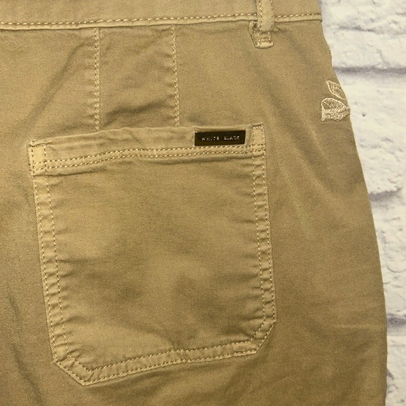 White House Black Market Pret A Play Embroidered Tan Shorts - Picture 3 of 7